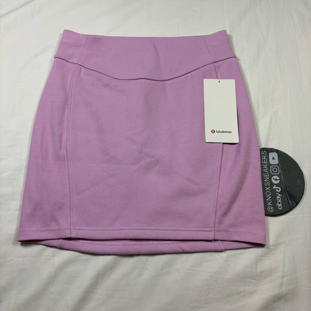 Lululemon Scuba HR Mini Skirt VITP Vintage Pink Women’s Size L